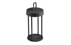 LED-Akkutischleuchte Anselm, schwarz, 28,4 cm, inkl. Memoryfunktion