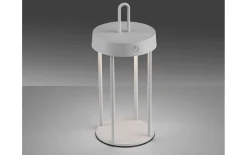 LED-Akkutischleuchte Anselm, weiß, 28,4 cm, inkl. Memoryfunktion