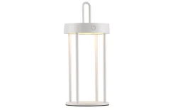 LED-Akkutischleuchte Anselm, weiß, 28,4 cm, inkl. Memoryfunktion
