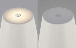 LED-Akku Tischleuchte Euria, weiß, 11 cm
