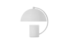 LED-Akkutischleuchte Hedda, weiß, 17 cm, inkl. CCT und Touchdimmer
