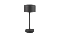 LED- Akkutischleuchte Jeff, schwarz, 30 cm