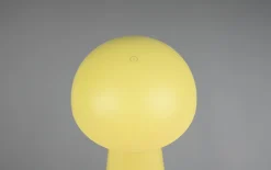 LED-Akku-Tischleuchte Lennon, gelb, 21,5 cm