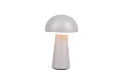 LED-Akku-Tischleuchte Lennon, grau, 21,5 cm