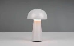 LED-Akku-Tischleuchte Lennon, grau, 21,5 cm