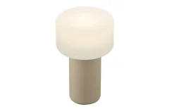 LED-Akku Tischleuchte Tiny, sandfarbig