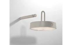 LED-Akkuwandleuchte Arma, greige, inkl. Memoryfunktion
