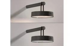 LED-Akkuwandleuchte Arma, schwarz, inkl. Memoryfunktion