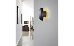 LED-Akkuwandleuchte Davey, schwarz, inkl. Dimmfunktion