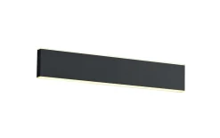 LED-Akku Wandleuchte Delta-B, schwarz