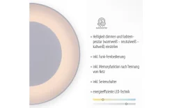 LED-Deckenleuchte Anika, weiß, 70 cm