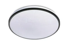 LED-Deckenleuchte Ariz CCT, schwarz/weiß, 49 cm
