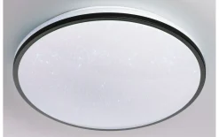 LED-Deckenleuchte Ariz CCT, schwarz/weiß, 49 cm