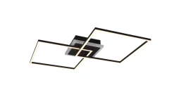 LED-Deckenleuchte Arribo, schwarz, 61 cm