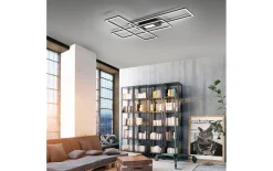 LED-Deckenleuchte Asmin, schwarz, 99 cm