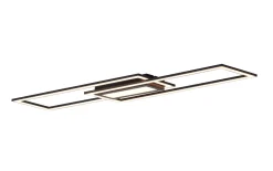 LED-Deckenleuchte Asmin, schwarz, 100 cm