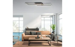 LED-Deckenleuchte Asmin, schwarz, 100 cm