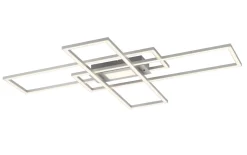 LED-Deckenleuchte Asmin, stahlfarbig, 99 cm