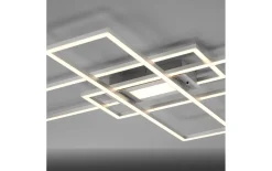 LED-Deckenleuchte Asmin, stahlfarbig, 99 cm