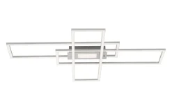 LED-Deckenleuchte Asmin, stahlfarbig, 99 cm