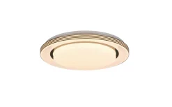 LED-Deckenleuchte Atria CCT in schwarz/weiß, 38 cm