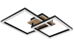 LED-Deckenleuchte Bossy, schwarz, 53 cm