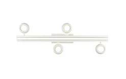 LED-Deckenleuchte Cannon, weiß, inkl. stufenloser Dimmfunktion