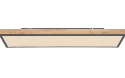 LED-Deckenleuchte CCT Doro, holz/graphit, 80 cm