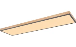 LED-Deckenleuchte CCT Doro, holz/graphit, 120 cm