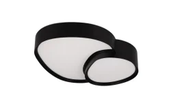 LED-Deckenleuchte CCT Rise, schwarz, 43,5 cm, inkl. Fernbedienung