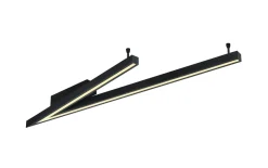 LED-Deckenleuchte Cinque Cicanto, schwarz, inkl. Dim to Warm Funktion