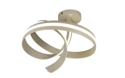 LED-Deckenleuchte Cinque Cisenna, beige