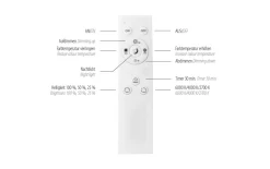 LED-Deckenleuchte Dune, schwarz, inkl. CCT und Tunneleffekt