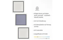 LED-Deckenleuchte Edging, weiß, 31 cm