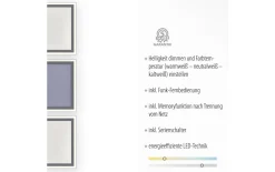 LED-Deckenleuchte Edging, weiß, 121 cm