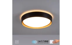 LED-Deckenleuchte Emilia, schwarz, 39,6 cm