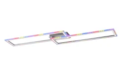 LED-Deckenleuchte Felix60, stahlfarbig, 121 cm