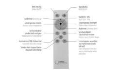 LED-Deckenleuchte Felix60, stahlfarbig, 45 cm