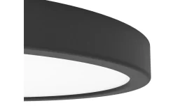 LED-Deckenleuchte Fueva 6, schwarz