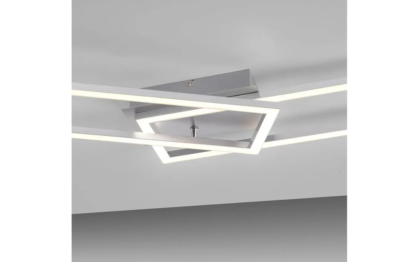 LED-Deckenleuchte Iven in stahlfarbig, 101 cm
