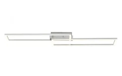 LED-Deckenleuchte Iven in stahlfarbig, 101 cm