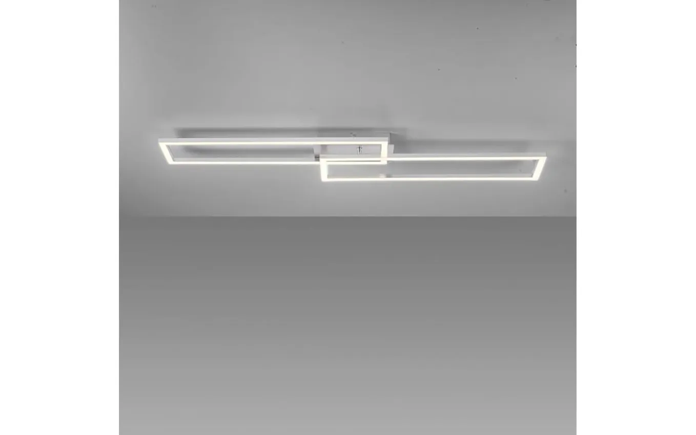 LED-Deckenleuchte Iven in stahlfarbig, 101 cm