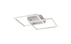 LED-Deckenleuchte Iven, stahlfarbig, 36 cm
