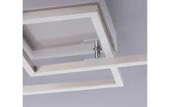 LED-Deckenleuchte Iven, stahlfarbig, 36 cm