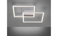 LED-Deckenleuchte Iven, stahlfarbig, 36 cm