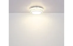 LED-Deckenleuchte Klara, transparent, 40 cm, inkl. CCT und Fernbedienung