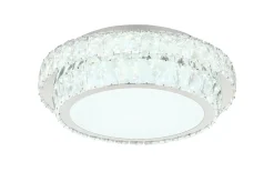 LED-Deckenleuchte Klara, transparent, 40 cm, inkl. CCT und Fernbedienung