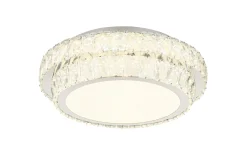 LED-Deckenleuchte Klara, transparent, 40 cm, inkl. CCT und Fernbedienung