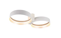 LED-Deckenleuchte Loop, weiß, inkl. stufenloser Dimmfunktion