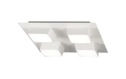 LED-Deckenleuchte Lucas, grau, 35 cm
